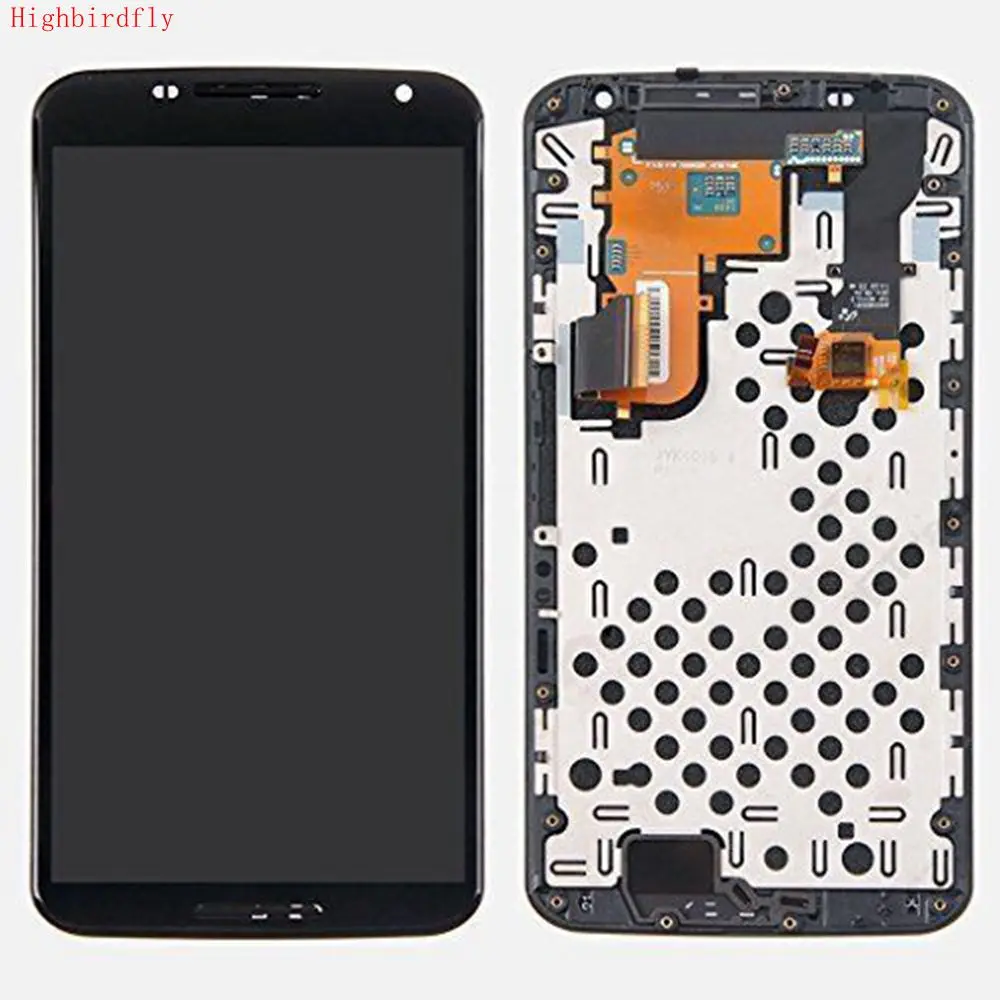 

For Motorola Nexus 6 XT1100 XT1103 Lcd Screen Display +Touch Glass Digitizer Frame Assembly