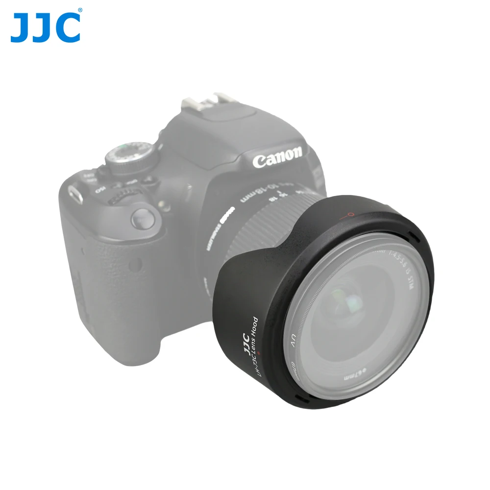 JJC LH-73C бленда реверсивном винте Цветочная козырек от солнца для Canon EF-S 10-18 мм f/4,5-5,6 IS STM бленда для Canon EW-73C