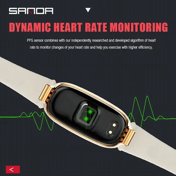 

SANDA S3 Smart Watch IP67 Waterproof Heart Rate Monitor Blood Pressure Fitness Bluetooth Women Smartwatch For Android IOS