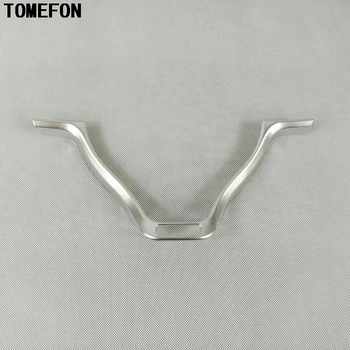 

TOMEFON Accessories For KIA Sportage 2016 2017 Fourth generation ABS Chrome Steering Wheel Ring Decoration Cover Car Styling