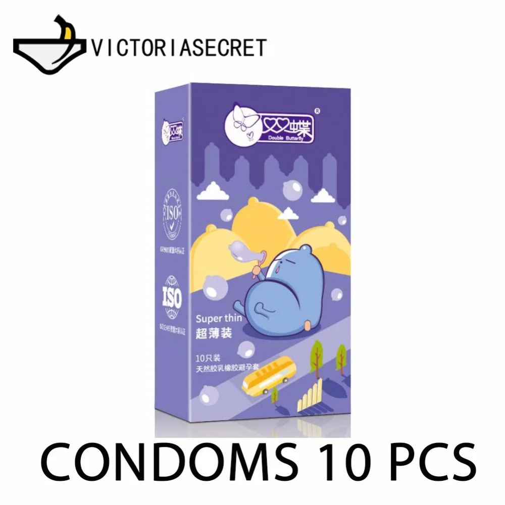 10 Pcs Slim Penis Condoms Slim Penis Sleeve Dick Condom For Men Sex Toys Erotic Adult Game Delay Cock Ring Dildo Sex Shop kondom