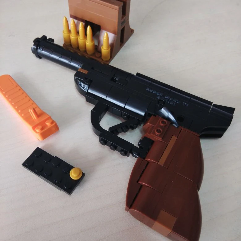 SWAT AK47 снайперская винтовка пистолет Desert Eagle наборы строительных блоков Детские