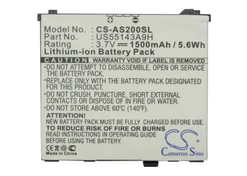 

Cameron Sino High Quality Battery A78TAD20F, US55143A9H for Acer F1, neoTouch S200, Newtouch S200
