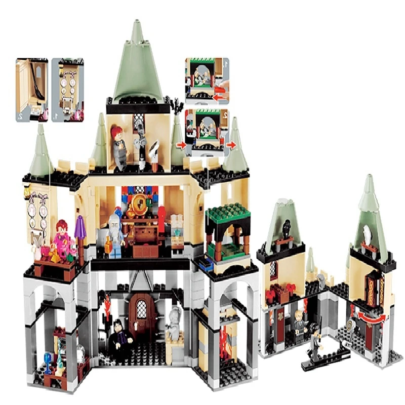 

Harry Potter Hogwarts Castle Movie Series Compatible With Legoing Harry Potter Hogwarts 5378 Building Blocks Bricks Toys For Kid