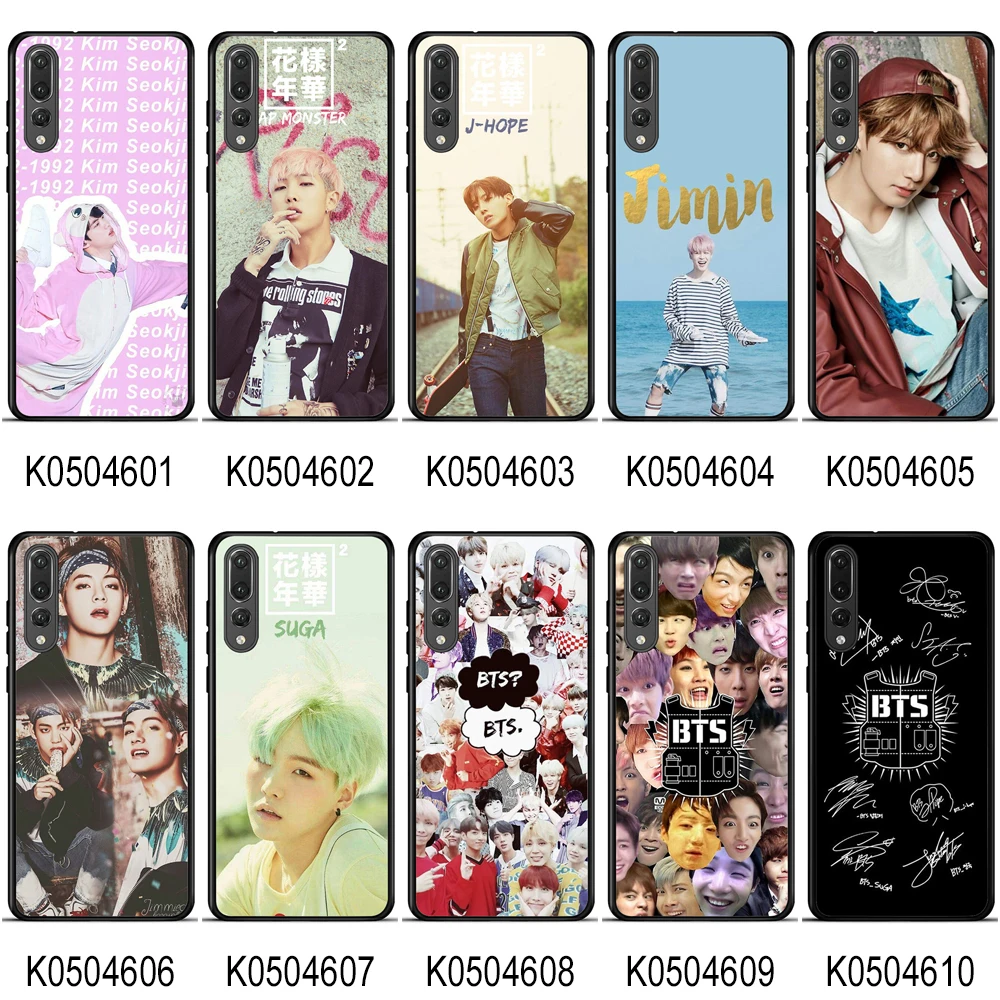 

TPU Cover for Huawei P20 pro case Protective Soft Silicone BTS Print for Huawei P20 pro All Phone Model TPU Back Shell Coque