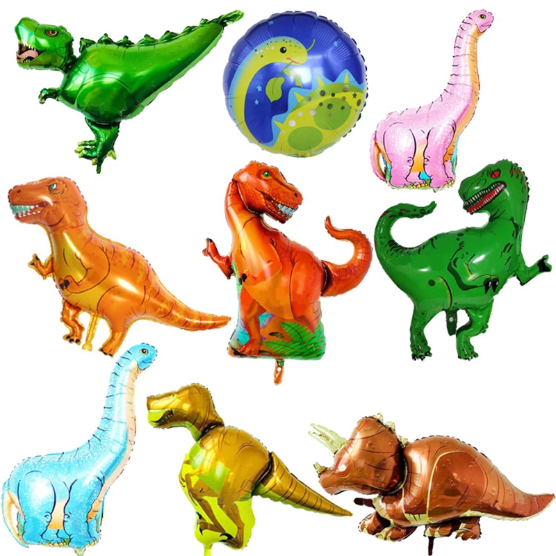 

1pc Giant Dinosaur Foil Balloon Boys Animal Balloons Children's Dinosaur Party Birthday Decorations Helium Balloons Kids Toys