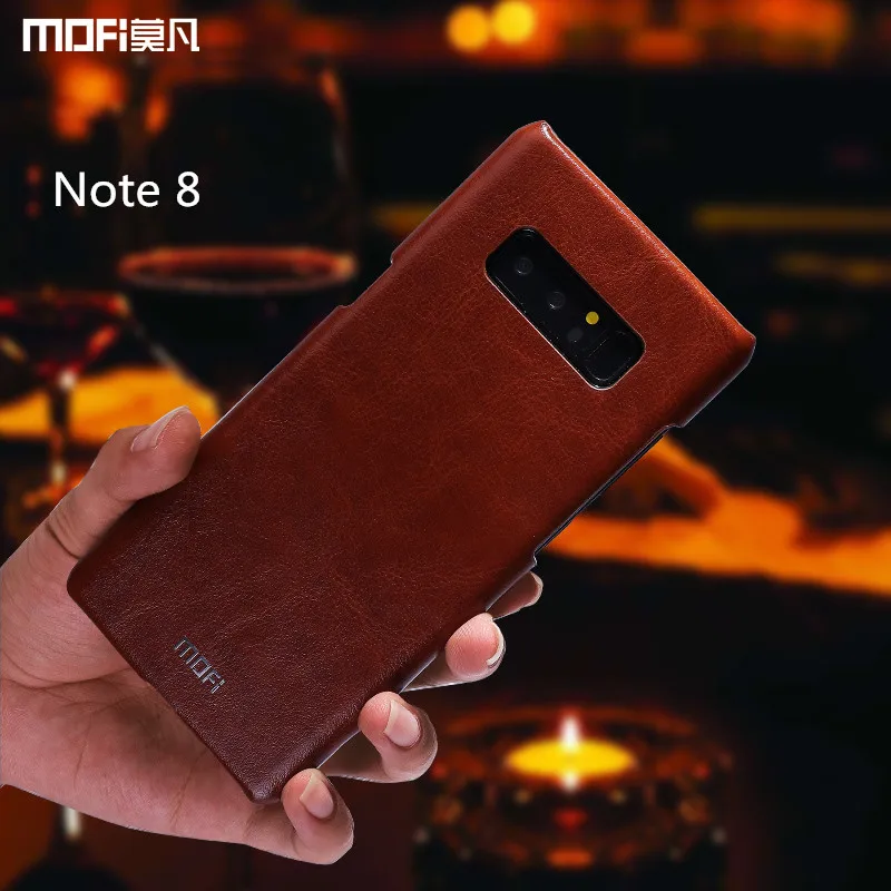 Для Samsung galaxy note 8 чехол MOFi для samsung кожаный SM N9500 N950F задняя крышка винтажная note8