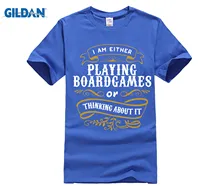 

GILDAN Gamer T Shirt Either Playing Boardgames Or Thinking About It