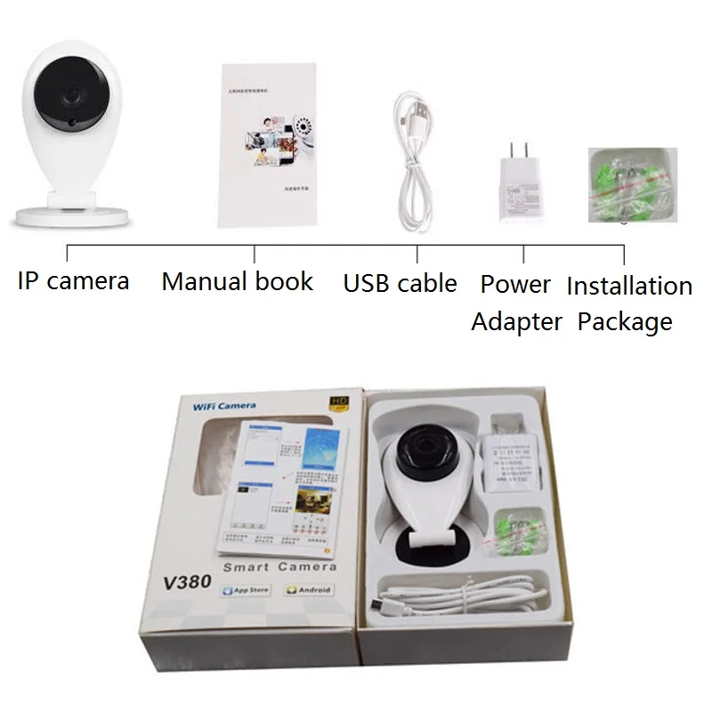 IP камера радиоуправляемая с ИК подсветкой 720P Wi Fi|video nanny|ir night visionmotion detection |