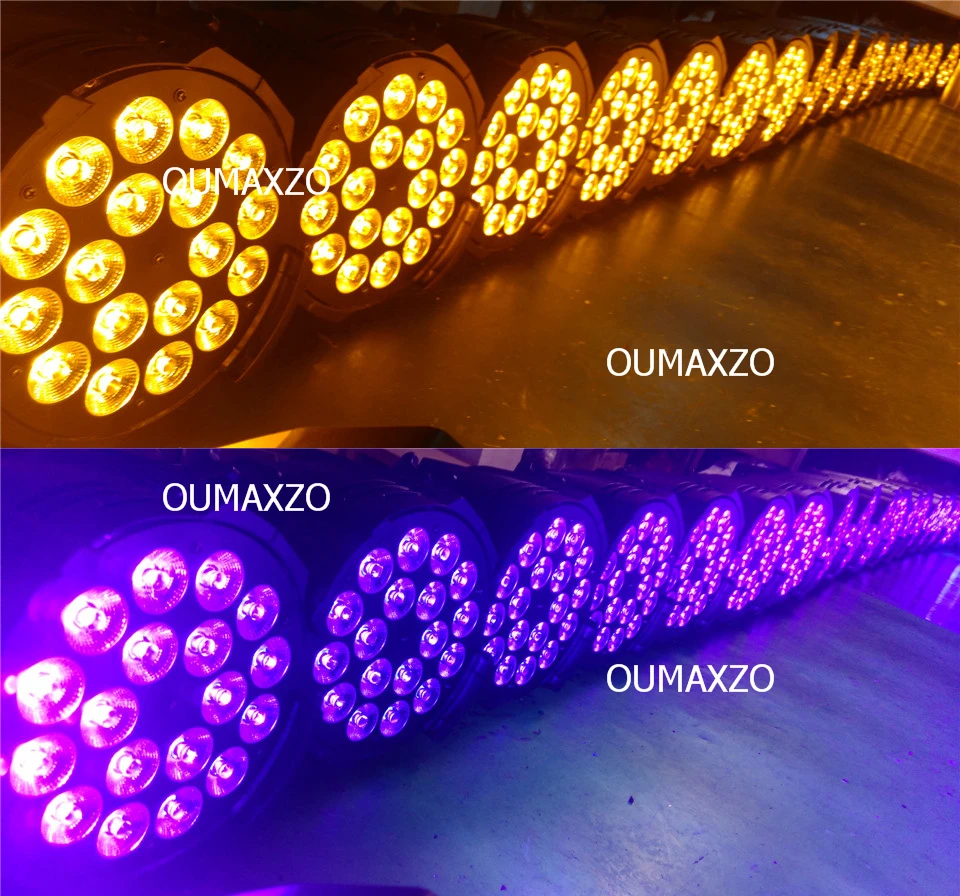 10 шт./лот номинальной привели 18x15 Вт RGBWA 5IN1 LED PAR света 18 шт. 5in1 RGBAW Номинальной Света LED крытый сцены DJ оборудования par led