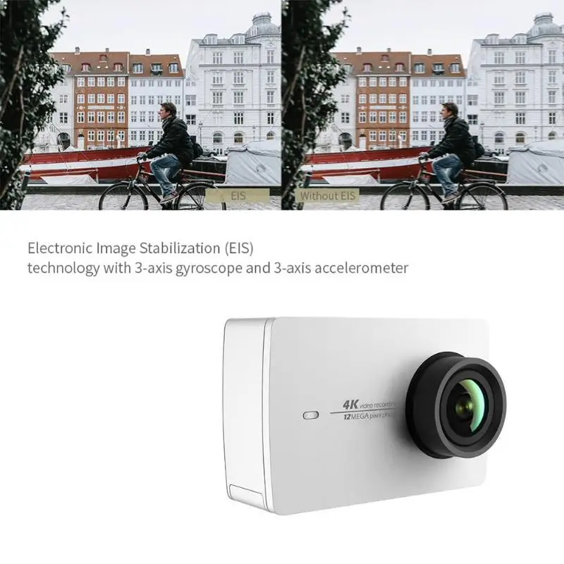 Xiaomi YI 4K Action Cam Ambarella A9SE75 Sports Waterproof Camera ARM 12MP CMOS 2.19in Image Stabil