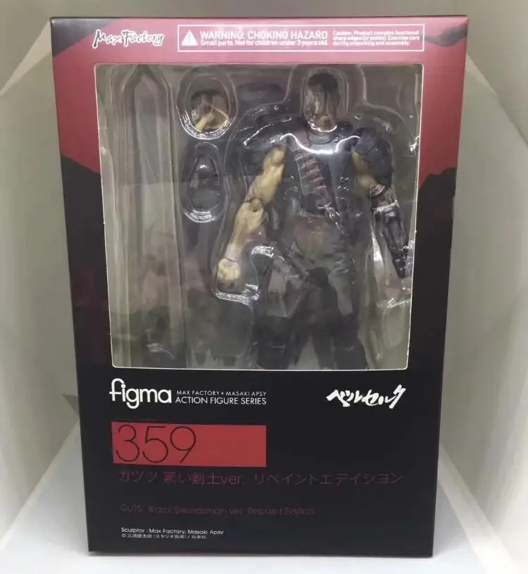 Игра Figma 359 Кисть Черный Меч Ver. Repaint Edition ПВХ фигурки модели игрушек|Игровые и