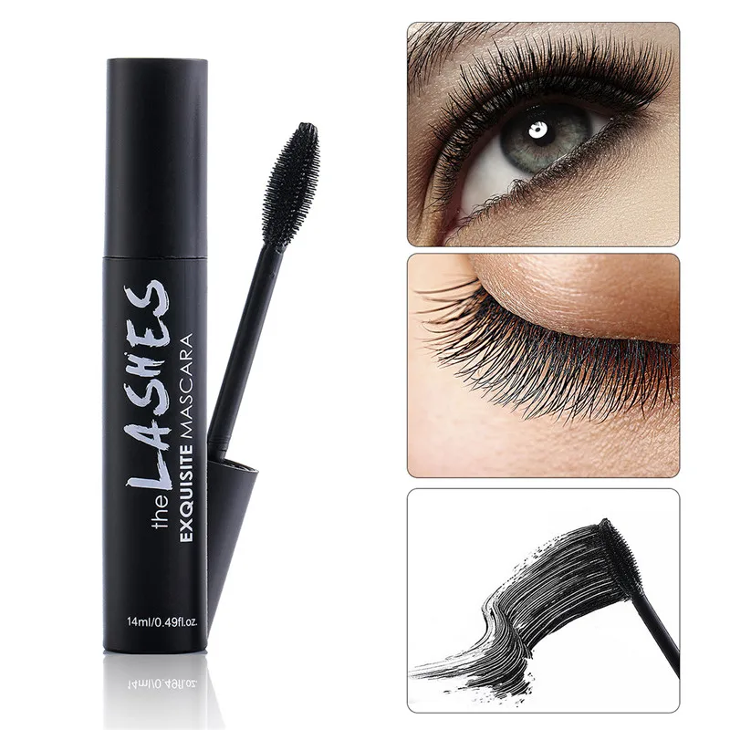 

New 4D Silk Fiber Lash Mascara Waterproof 3D Mascara For Eyelash Extension Black Thick Lengthening Eye Lashes Cosmetics