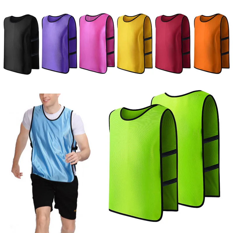 

Sports Accessories Team Football Soccer Training Adults Pinnies Jerseys Scrimmage Vest Plus Size