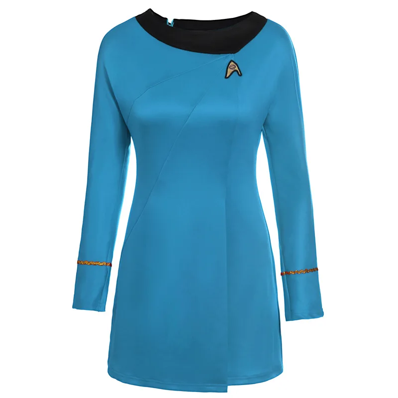 

S-XL Galaxy Space Star Trek Embroidered Dresses Casual Slim Bodycon Long Sleeves Midi Dress Woman 2019 Fashion Clothings