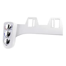 Sywtz Bidet for Non-Electric Mechanical Bidet Toilet Seat Attachment Hot and Cold Water Spray Dual Nozzle