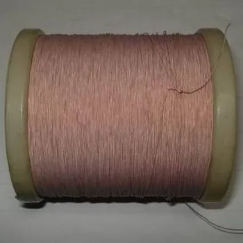 

0.304mm 0.07x10 strands,(50m /pc) Mine antenna Litz wire,Multi-strand polyester silk envelope braided multi-strand wire