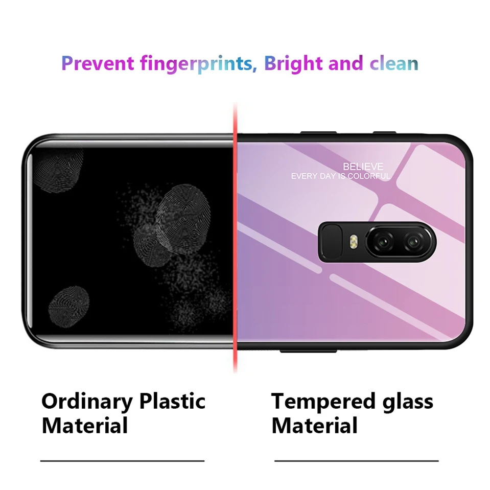 Protective Case for Oneplus 6t 6 Tempered Glass Cover One Plus 6t 1+6t Oneplus6t Shockproof Original Phone Case for Oneplus 6t 6 (5)