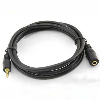 

DC 3.5MM Audio Extension Cable Male to Female for Desktop Tablet Headphone 1.5/3/5/10M Black