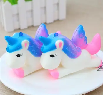 

Squishy flying horse unicorn simulation figures Decompression toys Slow rebound Cartoon animal kawaii stress ball