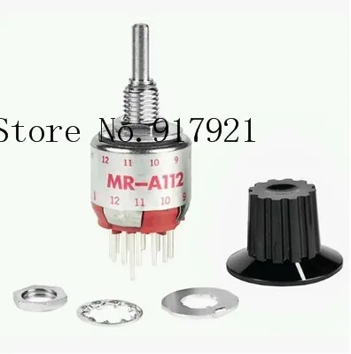 

[ZOB] Japan's NKK day open rotary switches band switch MR-A112 genuine original large spot --5PCS/LOT