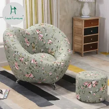 Луи моды гостиной диваны любовь простой современный ленивый стул творческий прекрасный случайный ткань одного