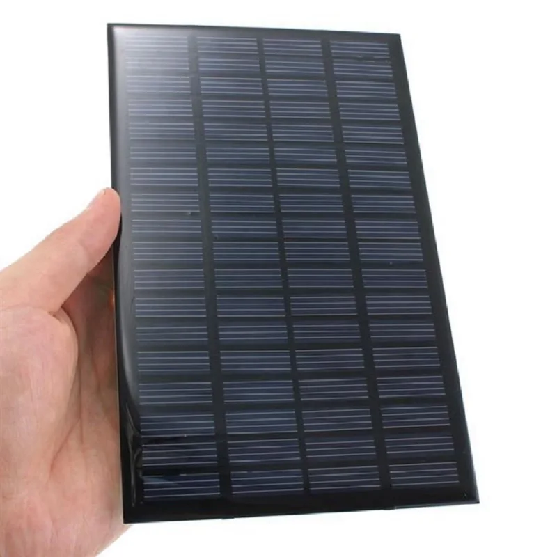 

Solar Panel High quality 18V 2.5W Polycrystalline Stored Energy Power Solar Panel Module System Solar Cells Charger black