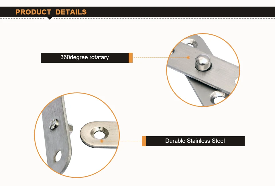 2 шт поворотные петли из нержавеющей стали 360 градусов Поворотный скрытый шарнир шкафа 57x16 мм шкаф Невидимый шарнир мебели
