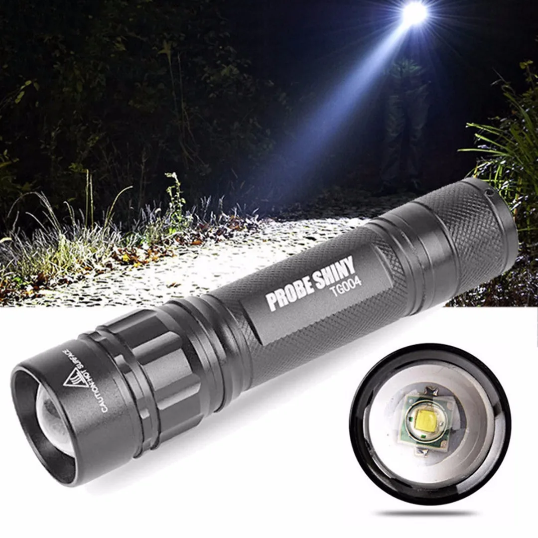 Портативный супер яркий светильник-ручка 15000 люмен XML-T6 светодиодный светильник-вспышка масштабируемый фонарь 3 режима Карманный ручной светильник