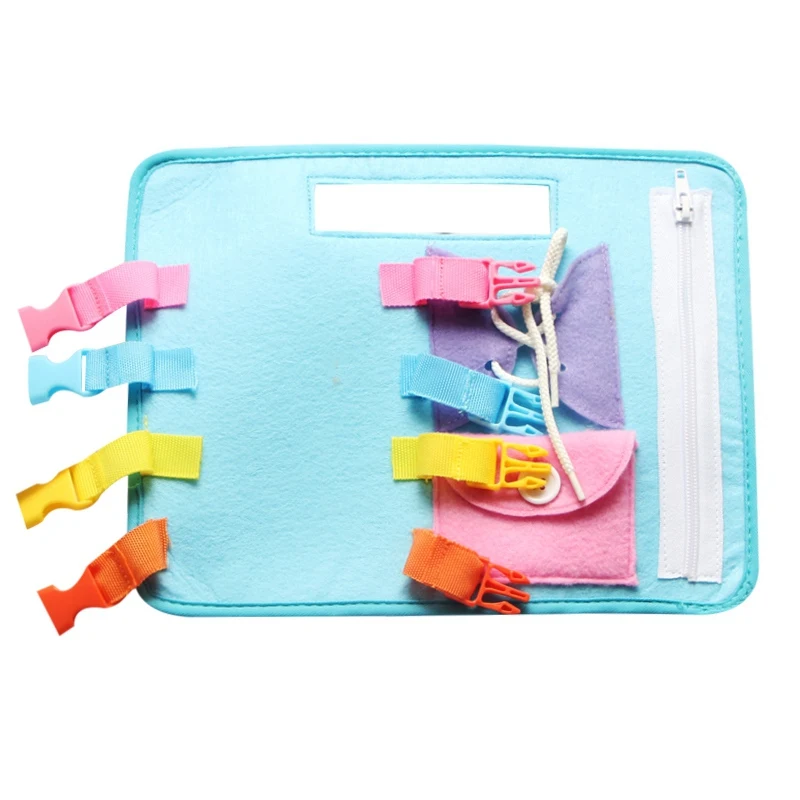  New Baby Learn to Dress Snap Zip Tie Shoe Laces and Buckle Learning Toys Education Basic Life Skill - 32975212766