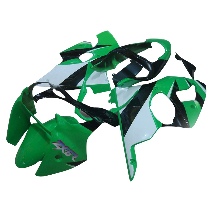 Изготовленные на заказ Бесплатный Полный комплект обтекателя Для Kawasaki ZX6R 00 01 02