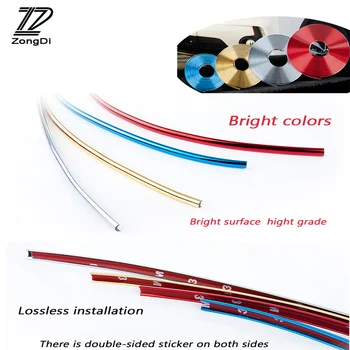 

ZD Multifunction Decoration Strip Stickers For VW Golf 4 7 5 MK4 Mazda 6 cx-5 Peugeot 206 207 208 508 Touareg Tiguan 2017 Jetta