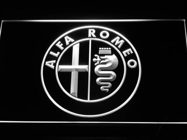 D146 Alfa Romeo автомобиль услуги Запчасти светодиодный неоновые световые знаки с вкл/выключения 20+ Цвета 5 размеров на выбор