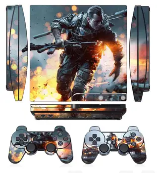 

259 Vinyl Skin Sticker Protector for Sony PS3 Slim PlayStation 3 Slim and 2 controller skins Stickers