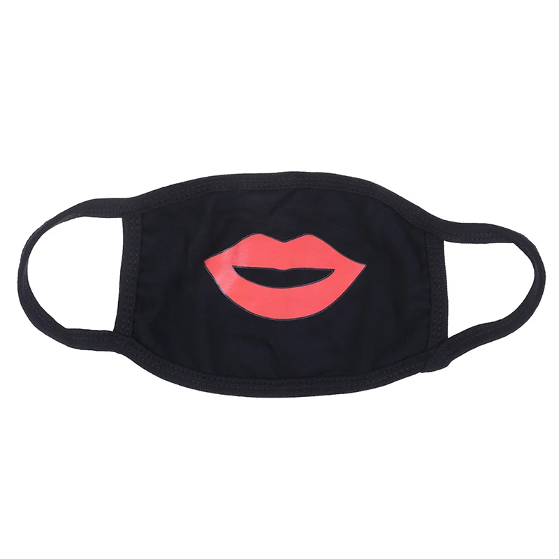 1PC Cotton Unisex Black Anti-dust Mask Motorcycle Bicycle Outdoor Sports Cycling Wearing Windproof Warm Face Mouth Half Mask