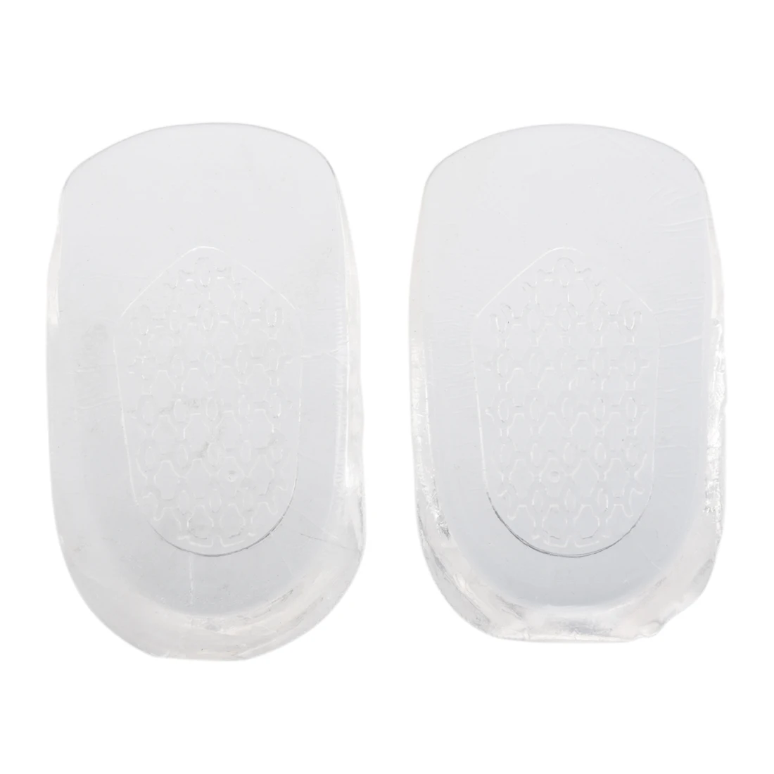 Invisible Gel 1cm up Height Taller Shoes Heel Insoles Clear