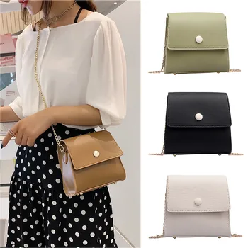 

Women Bag Fashion Simple Small Square Chain Versatile Messenger Shoulder taschen women bolsa masculina sac femme borsa donna