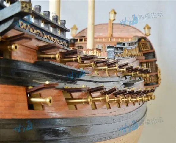 2014 версия Петра Великого флагманской Ингерманландии 1715l 1/50 масштаб парусных дерева военный корабль