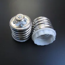 Держатель лампы конвертер E40 для E27 люстра лампа база черный, белый цвет E40-E27 10 шт