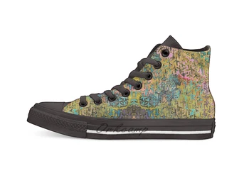 

Landscape #4 Casual High Top Canvas shoes sneakers For Drop shipping