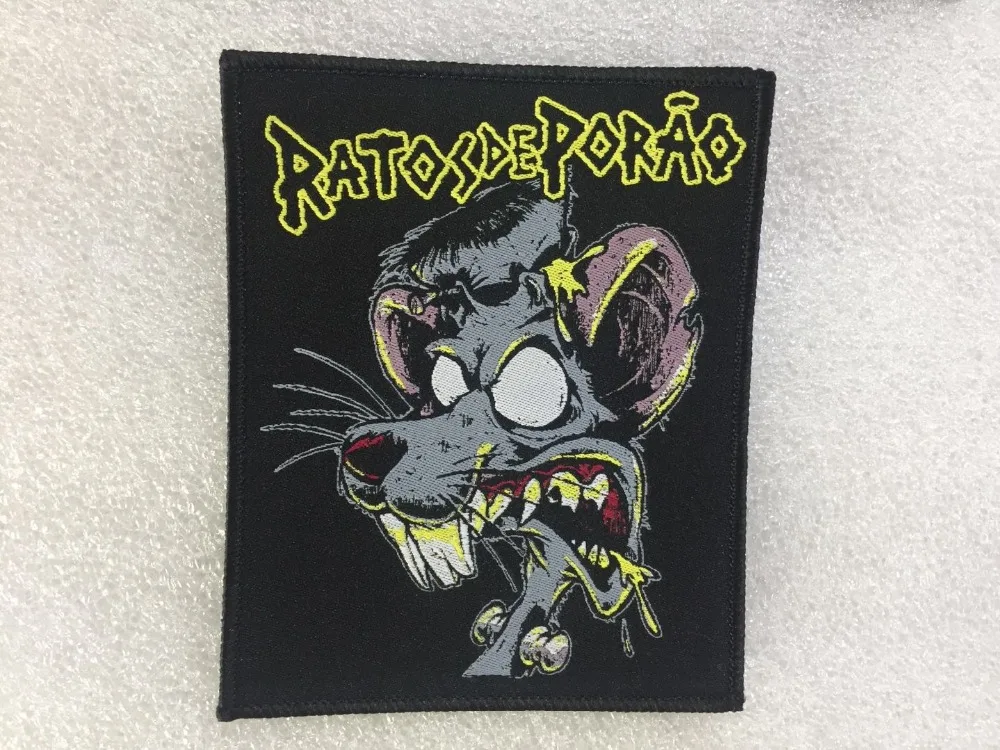 

Customized Woven Patches / Sew on / Hook & Loop / Iron on patches merrow border Woven Labels for Clothes Custom/Private Logo