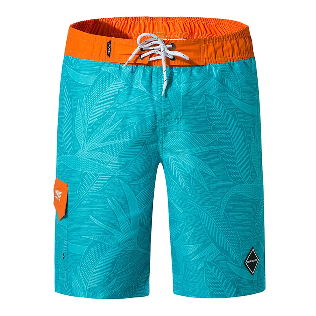 Four Way Stretch Fabric Summer board shorts mens swimming trunks surf
