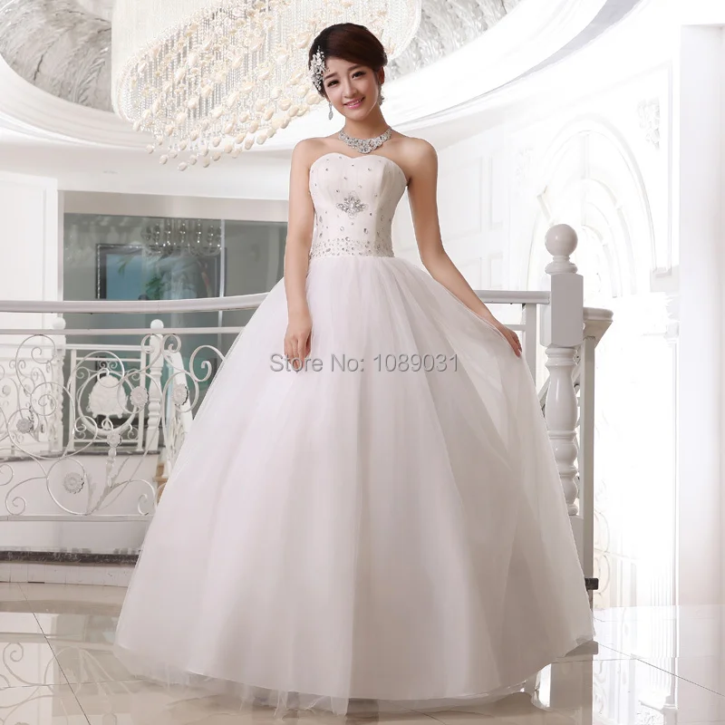

2014 Brand New Organza Wedding Dress Bridal dress Luxury Wedding Dress stock US size 2 4 6 8 10 12 14 16