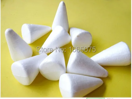 Natural Polystyrene White Styrofoam Coneshandmade Foam Ball For Christmasdiy Craft Decoration Natural Polystyrene White Styrofoam Coneshandmade Foam Ball For Christmasdiy Craft Decoration