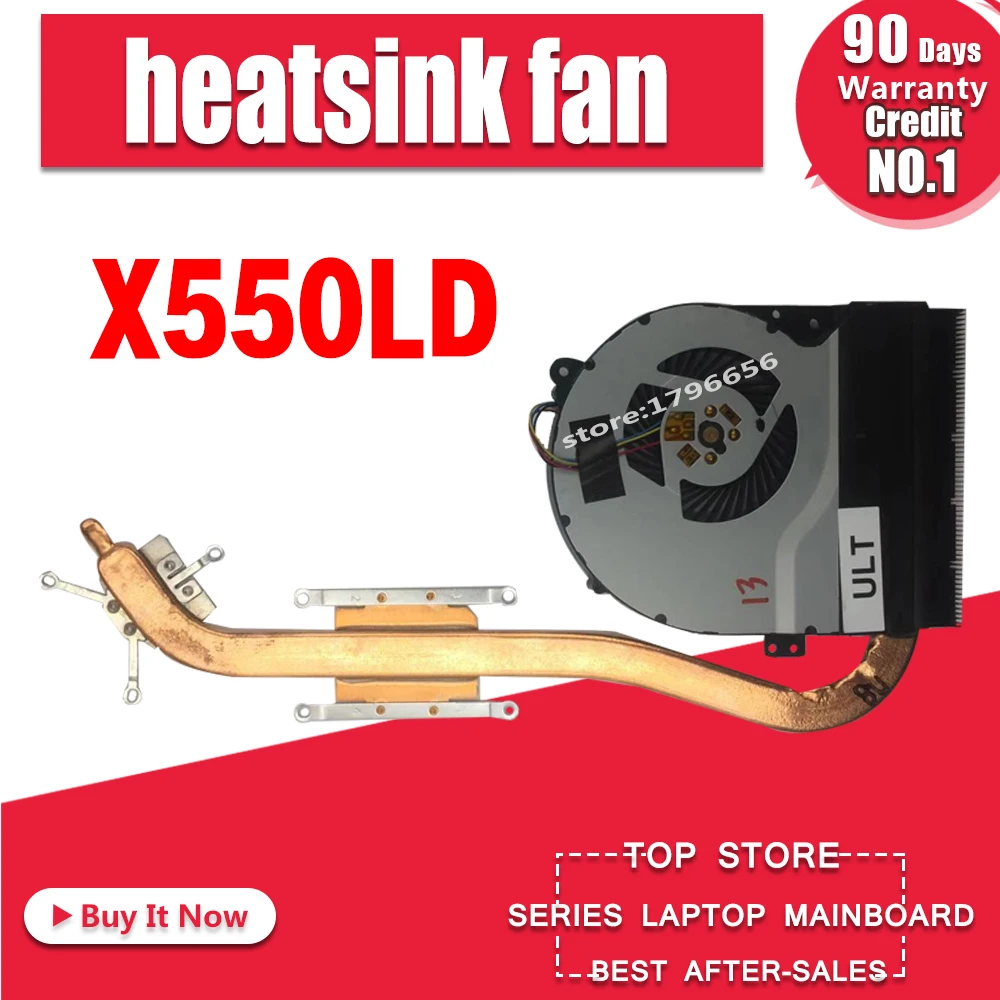 X550LD радиатор для ноутбука охлаждающий вентилятор процессора For Asus X550L X550LN X550LC X550LB
