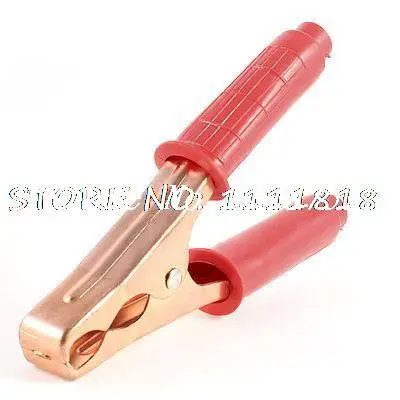 

Red Soft Plastic Insulated Boot Car Battery Test Alligator Clip Clamp 300A