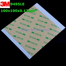 20 шт./лот 100 мм x 100 мм 3 м 9495LE 300LSE высокая прочность двусторонняя клейкая лента для мобильного телефона из закаленного стекла Ремонт сенсорного ЖК-экрана