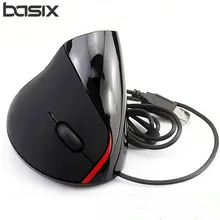 BASIX Usb Проводная мышь оптическая здоровая эргономичная мышь 5 кнопок с dpi переключателем Вертикальная мышь для компьютера ПК ноутбук проводная