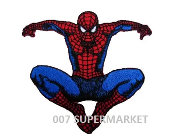 

JUMPING MR SPIDER Spiderman Small Face Superhero Movie Film Embroidered Iron On Patch Fashion Applique Badge customized order