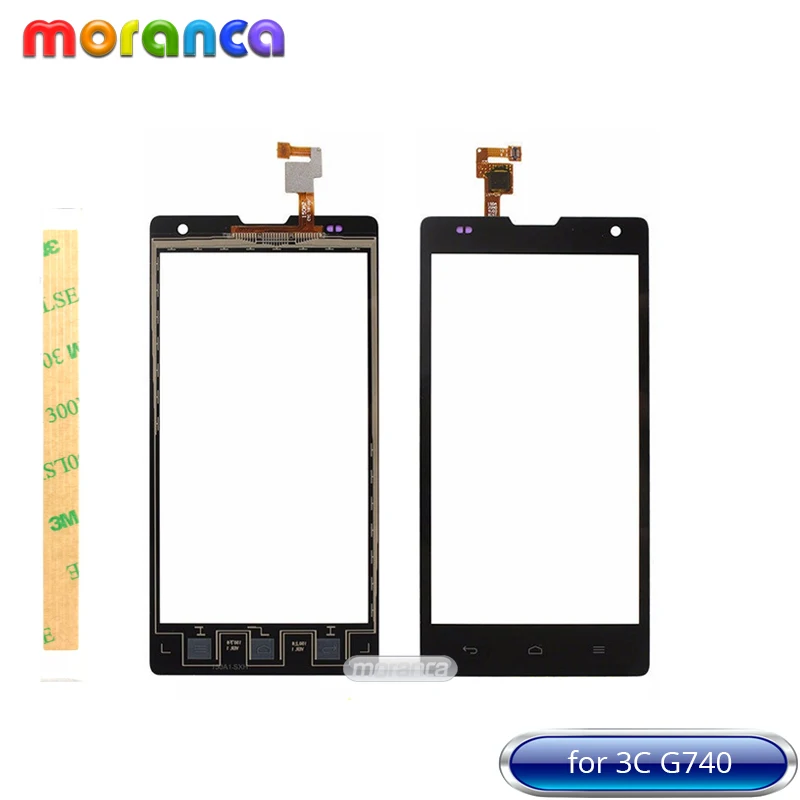 Сенсорная панель для Huawei Honor 3C H30 G740 Переднее стекло дигитайзер сенсорный экран сенсор объектив сенсорный экран черный запчасти авто